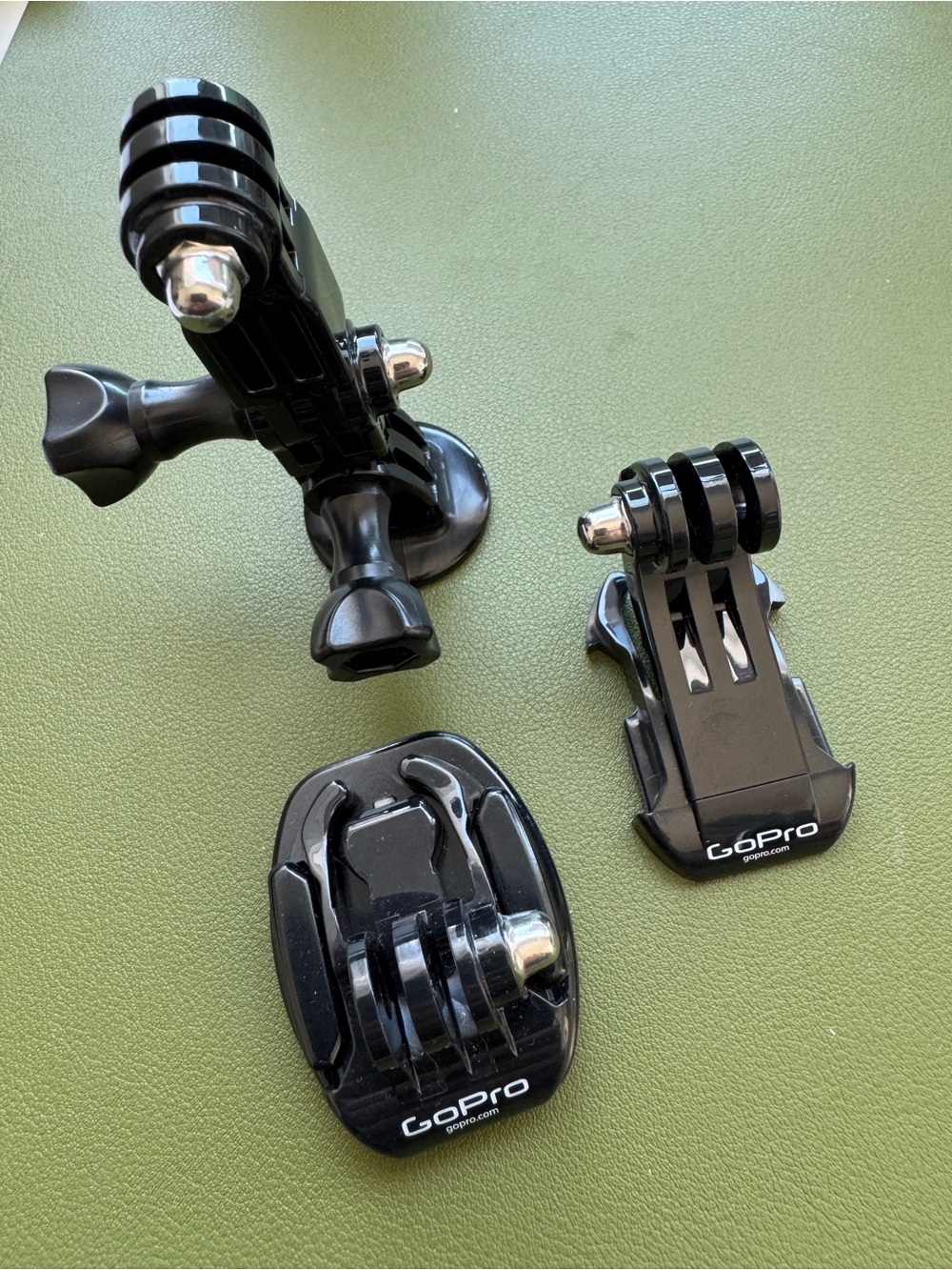 GoPro Black Quick-Release Mounts and Thumb Screws